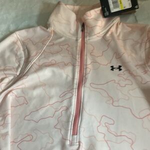 Hurley under Amour beautiful pink quarter zip workout jacket
